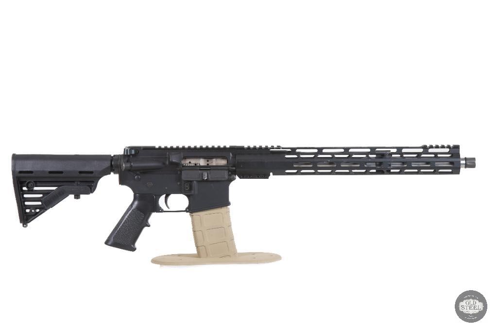 Battle-Ready AR15 5.56 NATO 16" Stainless Barrel Lightweight M-LOK Mid-Length Rifle: Up for auction is a custom AR-15 chambered in 5.56 NATO. Featuring a 16-inch stainless steel barrel and a mid-length gas system, this rifle delivers an excellent balance of accuracy potential, smooth