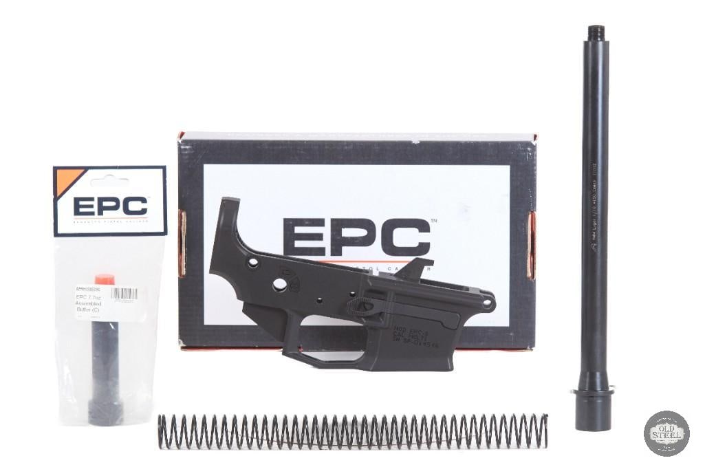 Aero Precision EPC-9 Stripped Lower with Buffer, Spring & Barrel: Up for auction is an Aero Precision EPC-9 stripped lower receiver package. Designed specifically for 9mm AR-platform builds, the EPC-9 has become one of the most respected foundations for modern pisto
