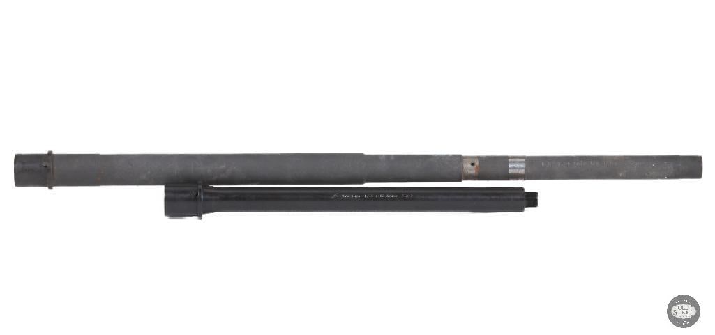 Lot of 2 AR Barrels: 20" HBAR Barrel + Ballistic Advantage 11" 9mm New: Up for auction is a lot of two AR-pattern barrels offering a mix of heavy-profile rifle and modern pistol-caliber carbine components. The first barrel is a 20-inch HBAR barrel, a heavy-profile