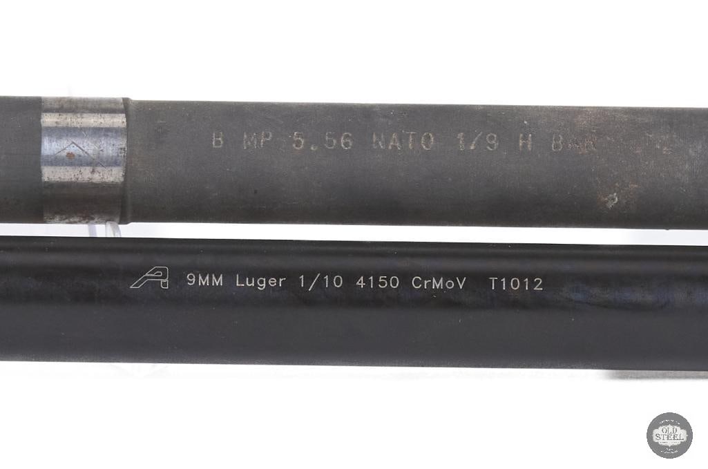 Lot of 2 AR Barrels: 20" HBAR Barrel + Ballistic Advantage 11" 9mm New - 2