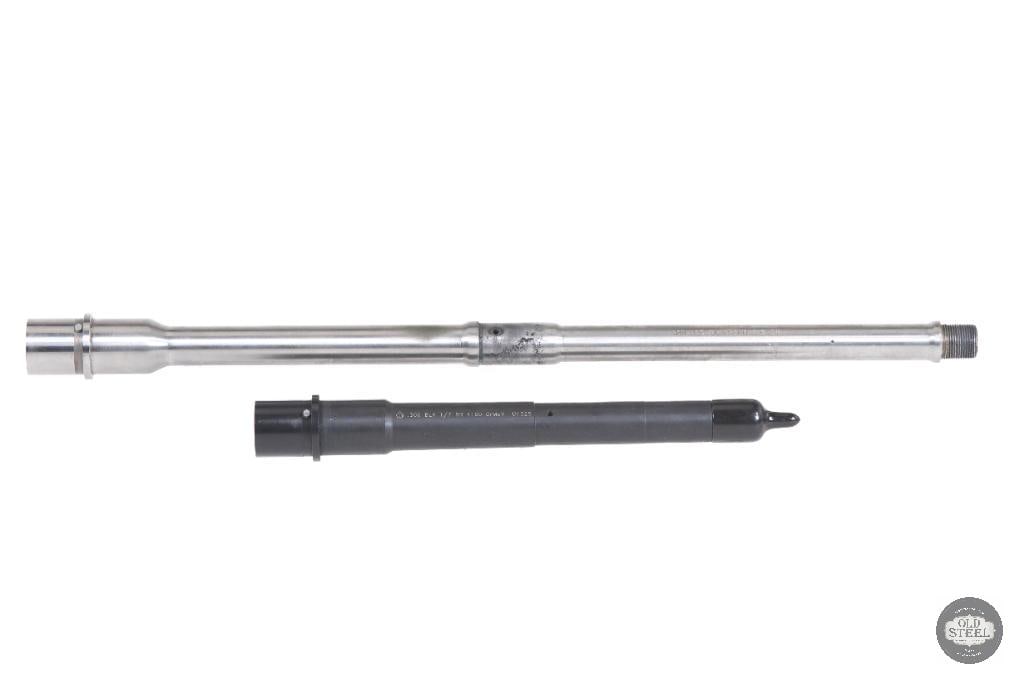 Lot of 2 AR Barrels 16 5.56 Carbine & 8 .300 Blackout Ballistic Advantage (New): This lot includes two quality AR-pattern barrels, offering versatility for multiple build configurations. The first is a 16-inch carbine-length 5.56 barrel designed for standard AR-15 setups,