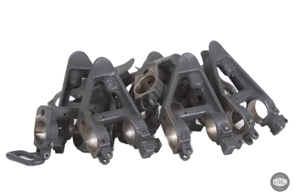 Lot of Multiple AR15 Front Sight Gas Blocks A2 Front Sight Base Assemblies: This lot includes multiple AR15 front sight gas blocks, making it an excellent option for builders, armorers, collectors of military-style components, or anyone working on multiple rifle projects.