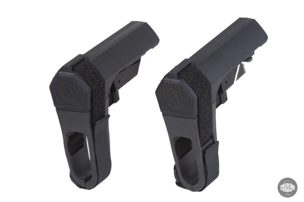 Lot of 2 SBA3 Adjustable Pistol Braces AR15 Buffer Tube Compatible (Black): This lot includes two SBA3 adjustable pistol braces designed for AR15 buffer tube platforms, offering a compact and highly functional solution for pistol-configured builds. Known for its adjustable de