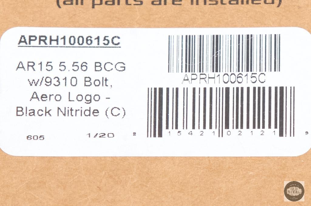Aero Precision AR15 Bolt Carrier Group 5.56 NATO .223 Black Nitride (New) - 2
