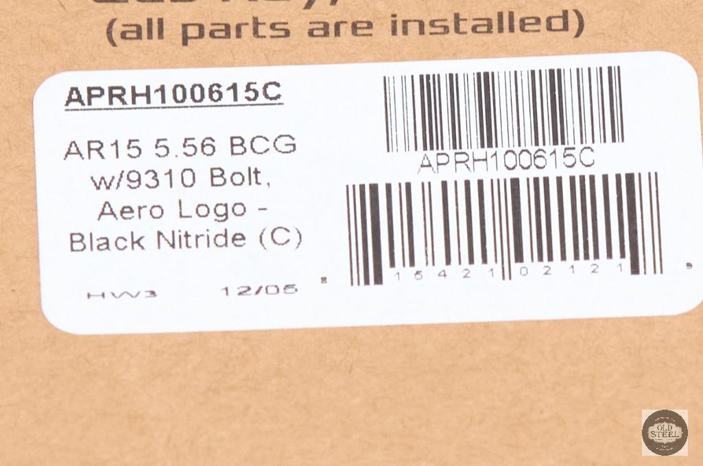 Aero Precision AR15 Bolt Carrier Group 5.56 NATO .223 Black Nitride (New) - 2