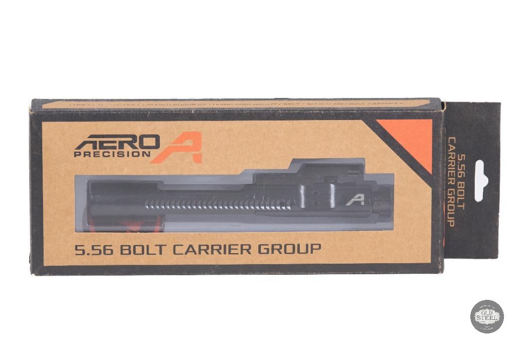 new aero precision bolt carrier group 556 black nitride: This Aero Precision AR15 bolt carrier group is built for reliable performance in 5.56 NATO and .223 Remington chambered rifles, featuring a durable black nitride finish for enhanced wear resistance