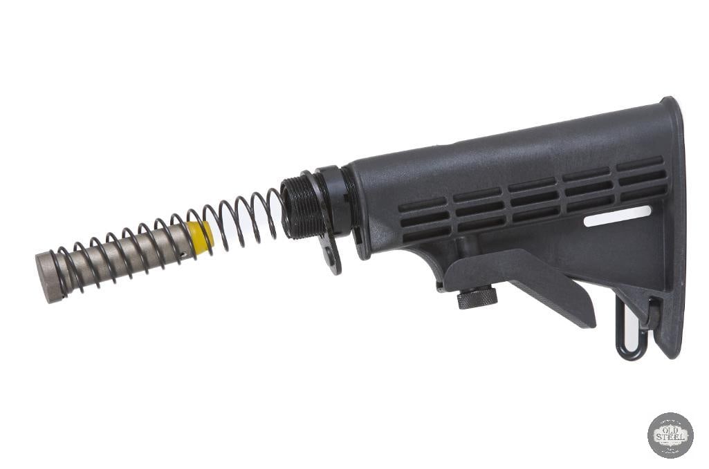 AR15 Stock Assembly Buffer Tube, Buffer, Buffer Spring, Castle Nut & End Plate (1 of 1)