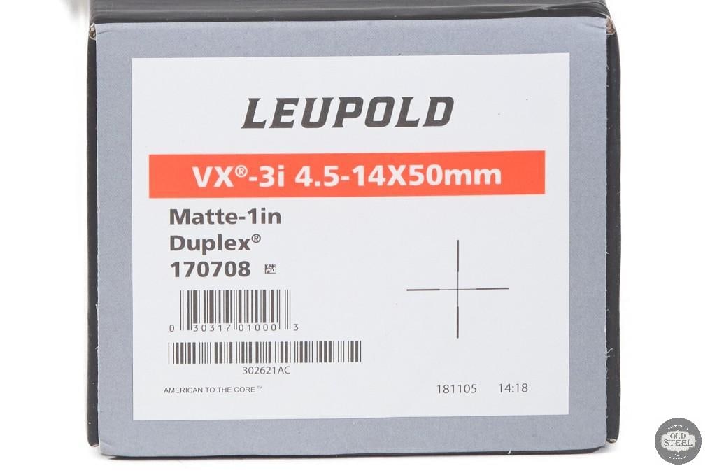 Leupold VX-3i 4.514x50 Style Rifle Scope Matte Finish, Duplex Reticle (High-Quality Training - 2