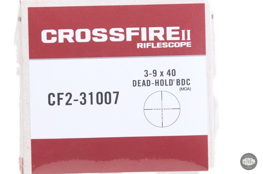 Vortex Crossfire II 3-9x Rifle Scope Dead-Hold BDC MOA Reticle (New in Box) - 2