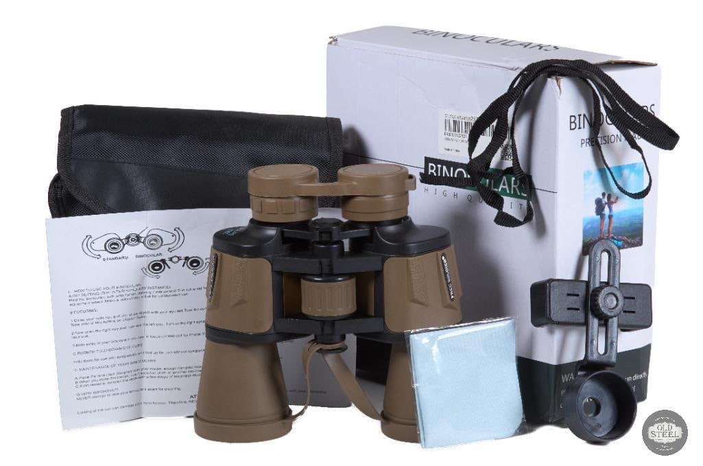 Pair of Free Soldier Binoculars New in Box: This pair of Free Soldier binoculars is new in box and designed for general outdoor observation, offering a practical optical tool for a variety of field and recreational uses. Built for portability