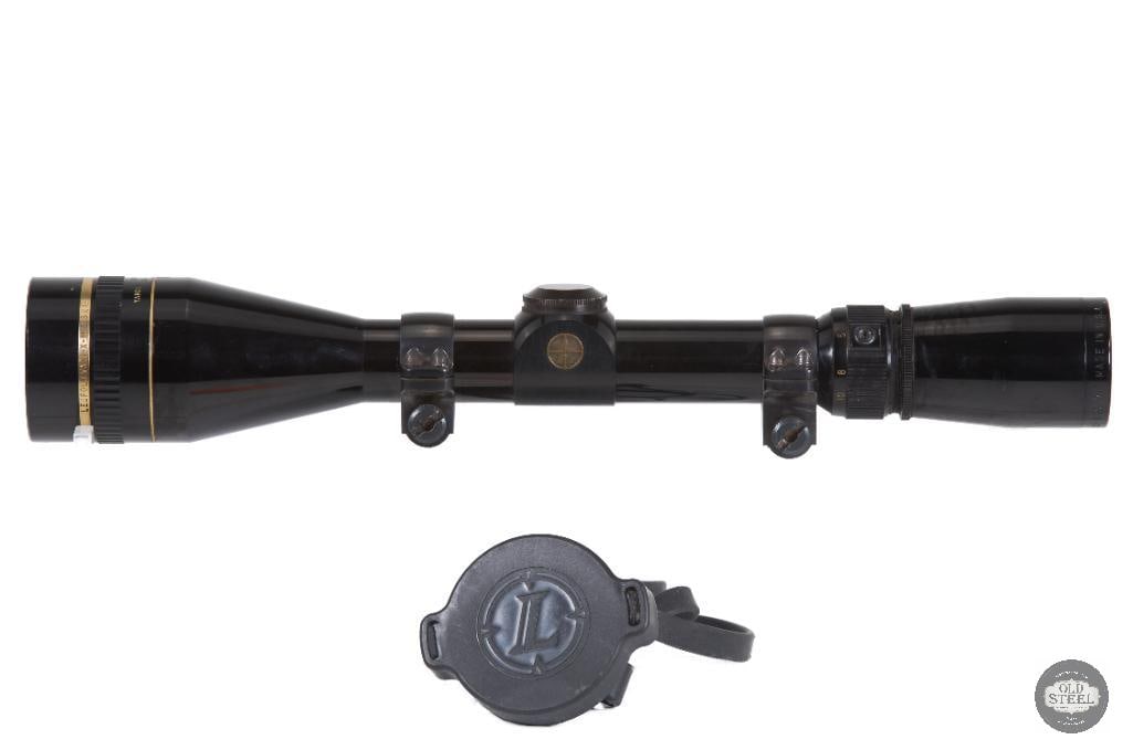 Leupold Vari-X III 3.510x Rifle Scope with Rings: This Leupold Vari-X III 3.510x rifle scope is a classic variable-power optic known for its durability, optical clarity, and proven performance in hunting and field applications. Featuring a versatile 