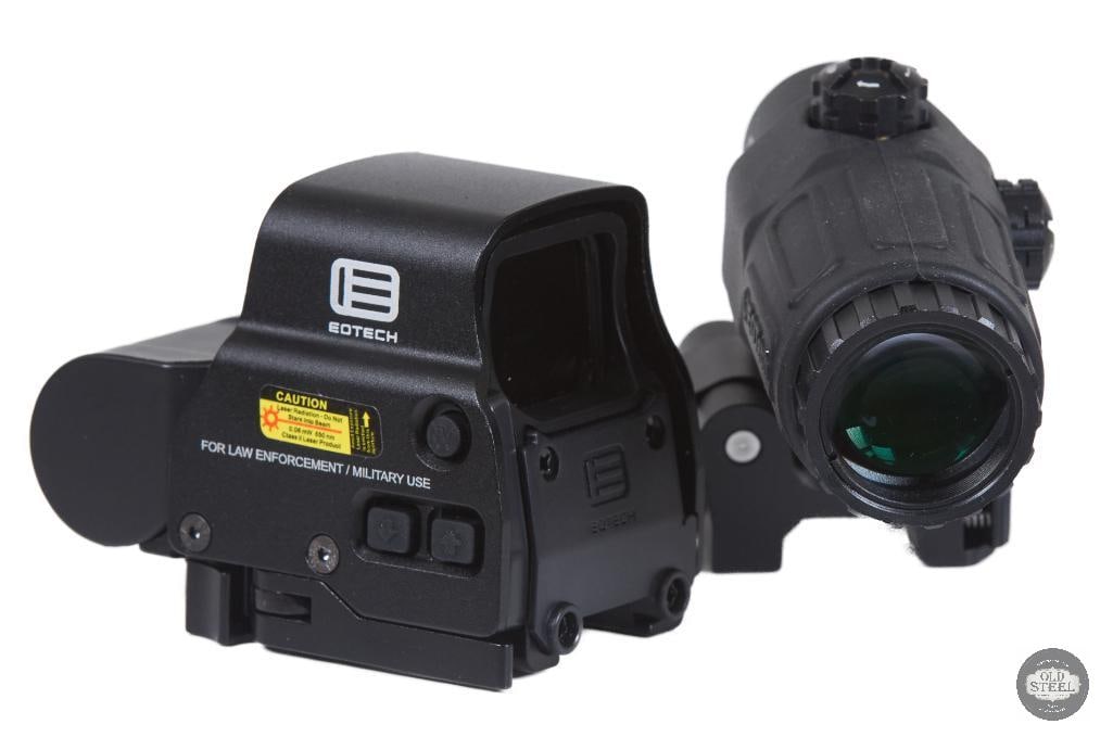 EOTech-Style Red Dot Sight with Magnifier Compact Optic Combo - 2