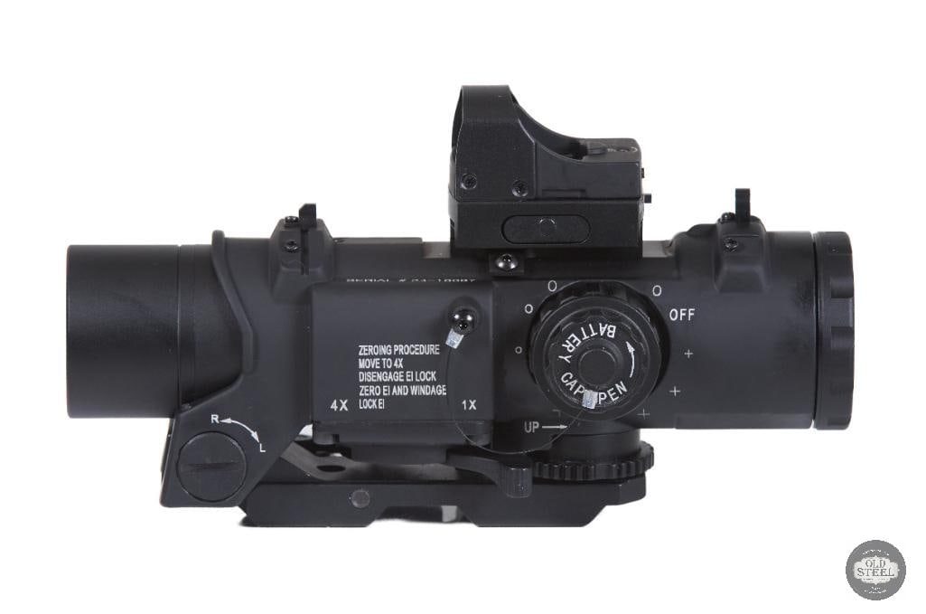 Elcan Spectre DR 14 Style Optic with Piggyback Micro Red Dot Dual Optic Setup - 2