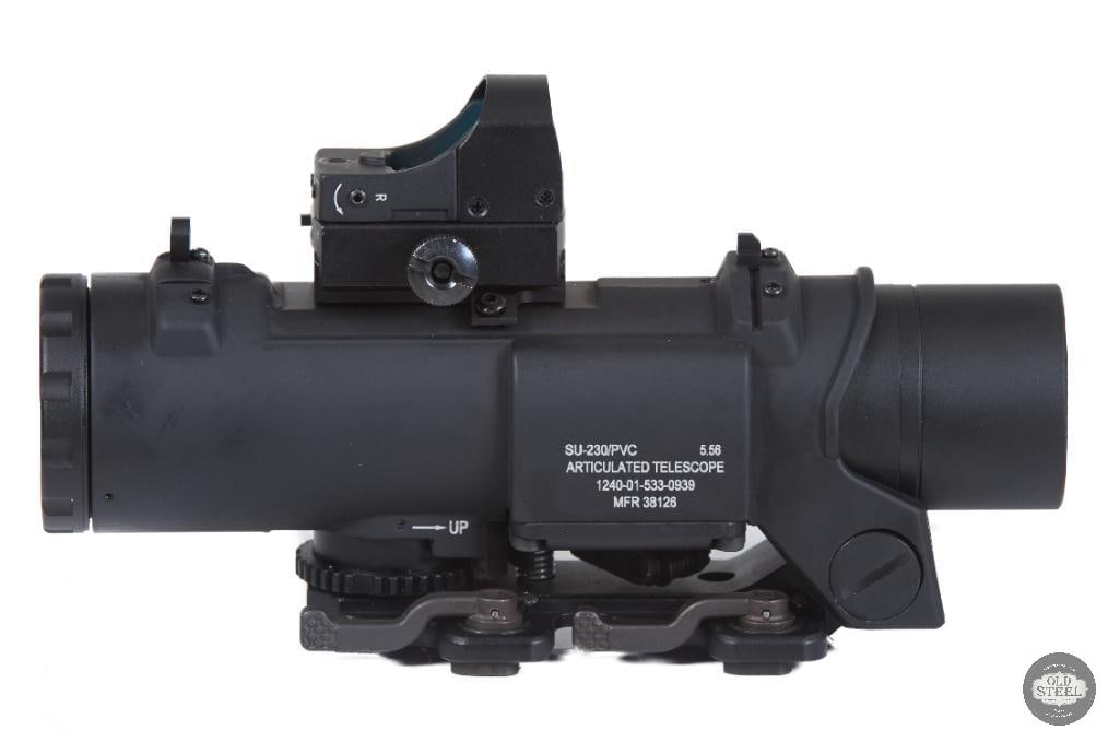 Elcan Spectre DR 14 Style Optic with Piggyback Micro Red Dot Dual Optic Setup - 3