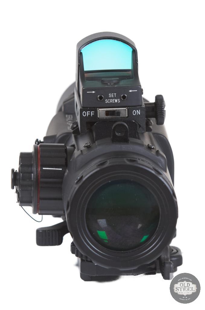 Elcan Spectre DR 14 Style Optic with Piggyback Micro Red Dot Dual Optic Setup - 4
