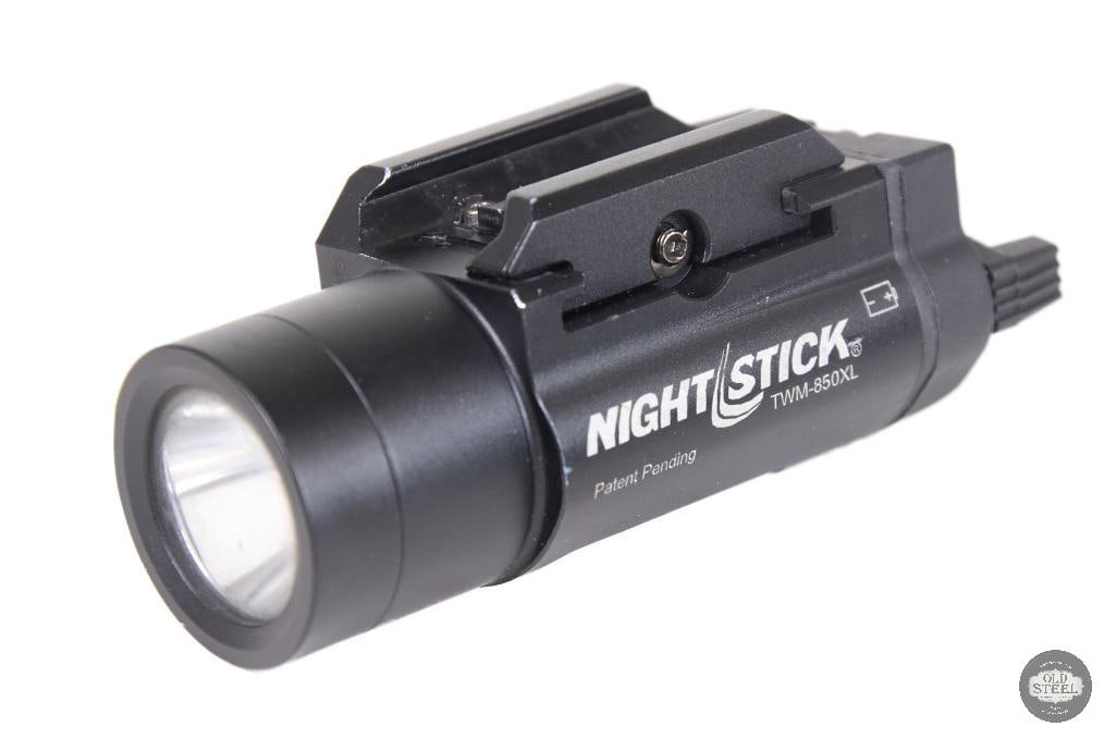 Nightstick TWM-850XL Weapon Light Compact Rail-Mounted Pistol Light: This Nightstick TWM-850XL is a compact rail-mounted pistol weapon light designed for reliable white-light illumination in low-light environments. Delivering high-output performance with a focused beam