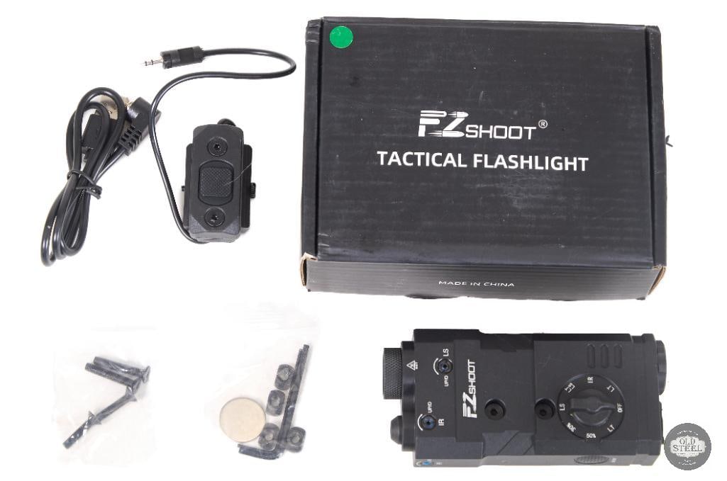 FZ Shoot Tactical Laser Module Rail-Mounted Aiming Device with Pressure Pad: This FZ Shoot tactical laser module is a compact rail-mounted aiming device designed for Picatinny-equipped rifles and carbines. Built in a modern low-profile housing, it provides a visible laser aimi