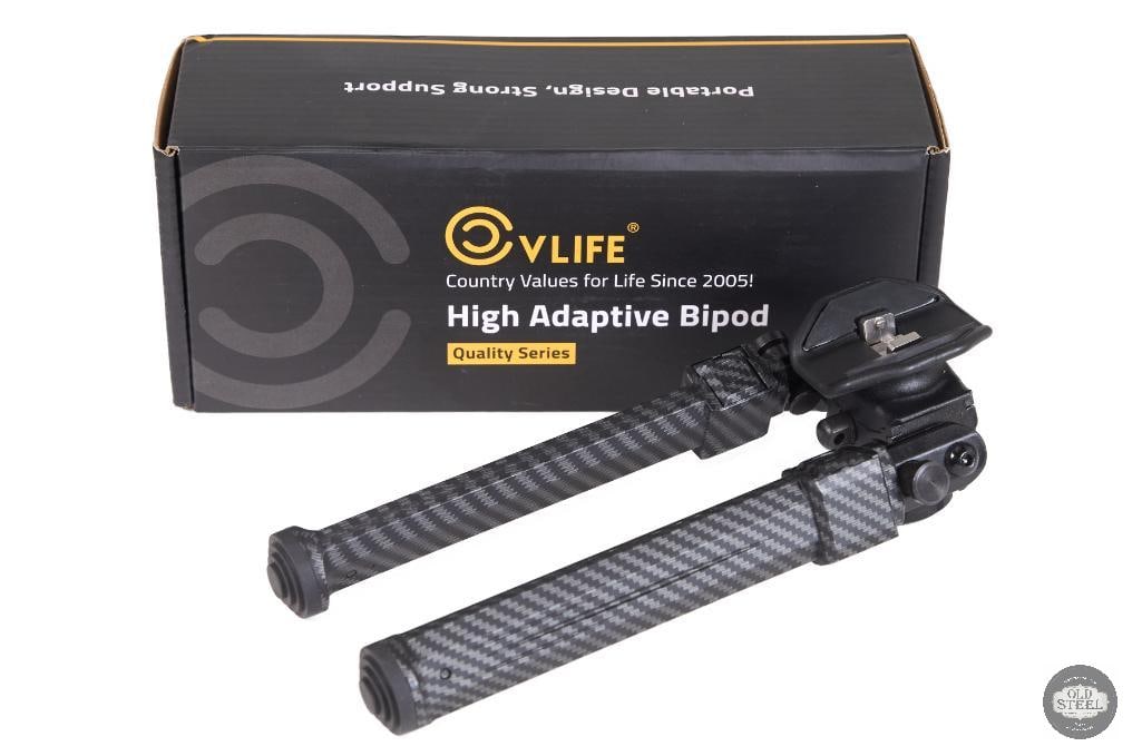 CVLIFE Carbon Fiber Bipod Adjustable Lightweight Rifle Bipo: This CVLIFE carbon fiber bipod is a lightweight and highly adjustable rifle support designed for enhanced stability during precision shooting, hunting, and range use. Constructed with carbon fiber