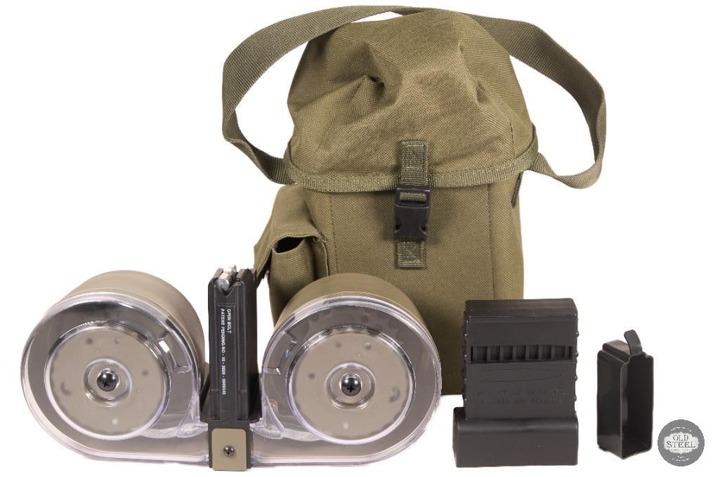 Korean-Made RWB Beta Style Magazine AR Magazine: This Korean-made 100-round Beta-style drum magazine is designed for AR-15 platform rifles chambered in standard 5.56/.223 configurations. Built in the high-capacity twin-drum style configuration, it o