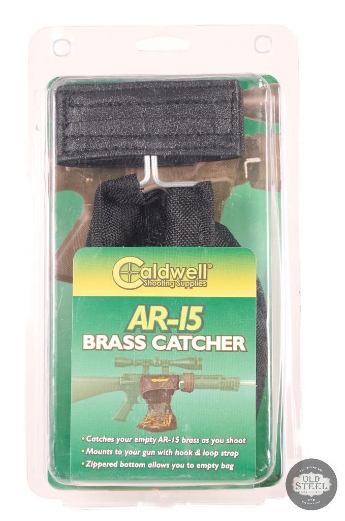 Caldwell AR-15 Brass Catcher Shell Catching System: This Caldwell AR-15 brass catcher is designed to conveniently capture spent casings during shooting, helping maintain a cleaner range area and simplifying brass recovery. Engineered for easy attachmen