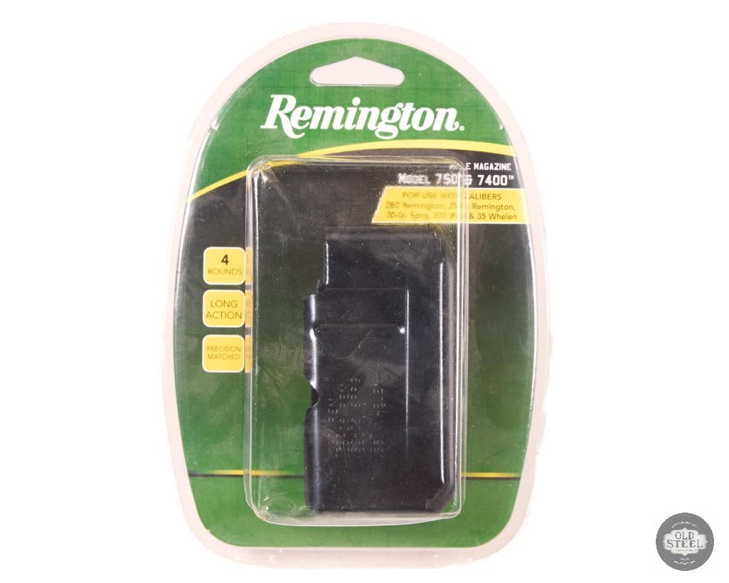 Remington Model 7400 / 750 Rifle Magazine Detachable Box Magazine: This Remington magazine is designed for use with Remington Model 7400 and Model 750 semi-automatic rifles, providing a reliable detachable box magazine system for compatible .308 / 30-06 platform conf