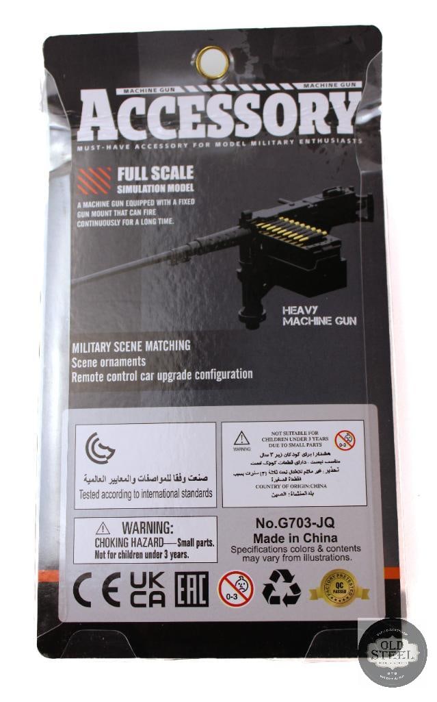 M2 .50 Cal Machine Gun Miniature Model RC Car Mounted Scale Replica - 2