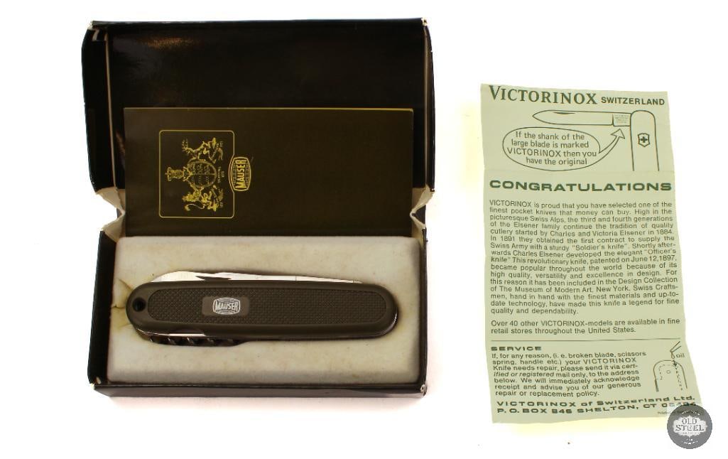 Mauser-Branded Victorinox Swiss Army Knife ODG, 3.25 Blade with Box (1 of 4)