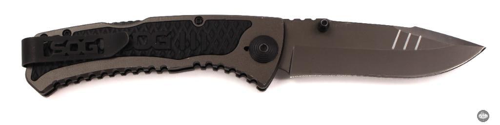 SOG Sideswipe Folding Knife Assisted Opening, 3.1 Blade (1 of 2)