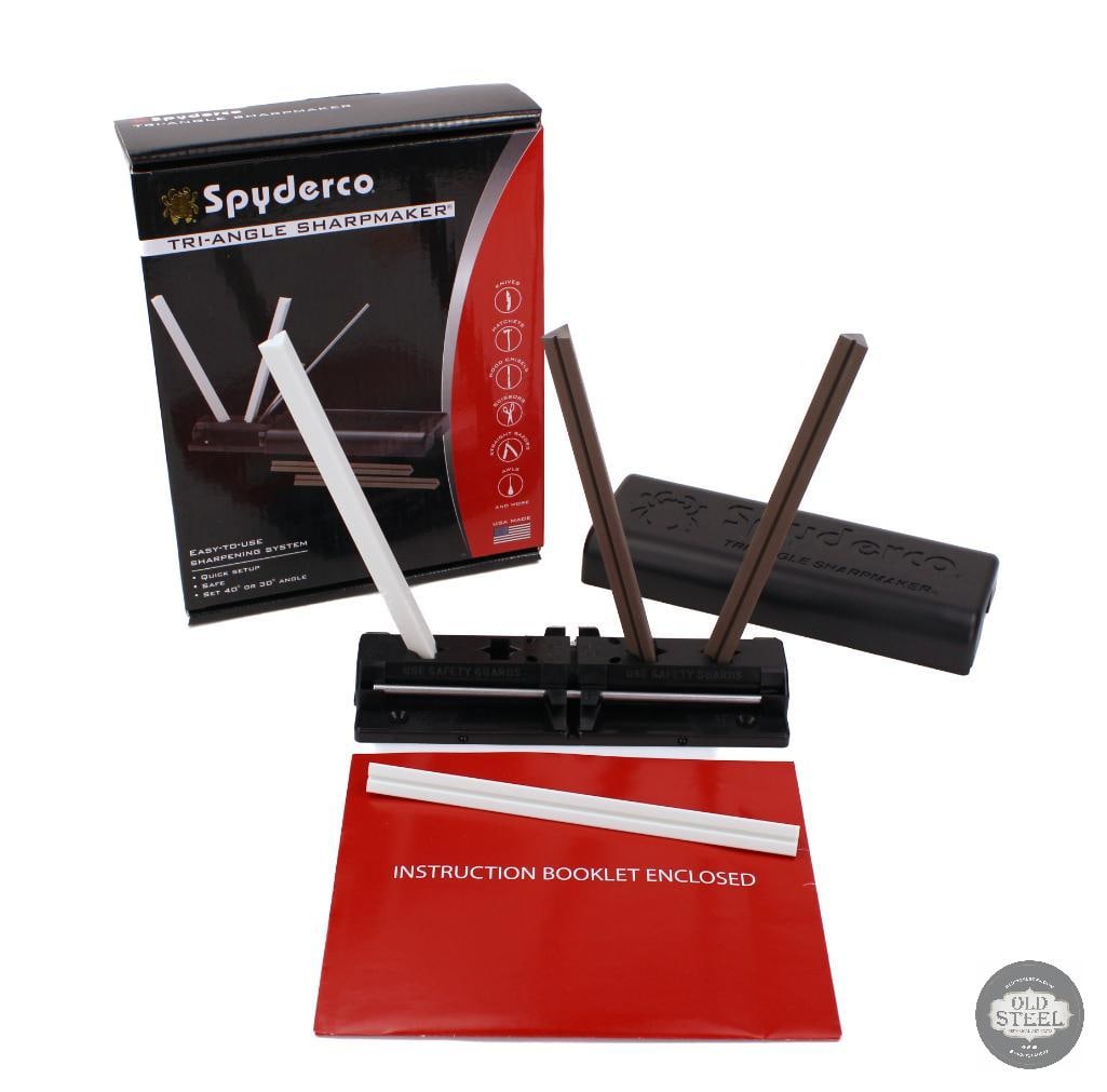 Spyderco Sharpmaker Knife Sharpening System: This Spyderco Sharpmaker sharpening system is a highly regarded knife maintenance tool designed to keep a wide variety of blades performing at their best. Featuring Spydercos simple and effective rod-