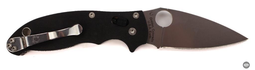 Spyderco Manix 2 Folding Knife Satin Blade, 3.37 Blade - 2
