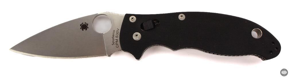 Spyderco Manix 2 Folding Knife Satin Blade, 3.37 Blade - 3