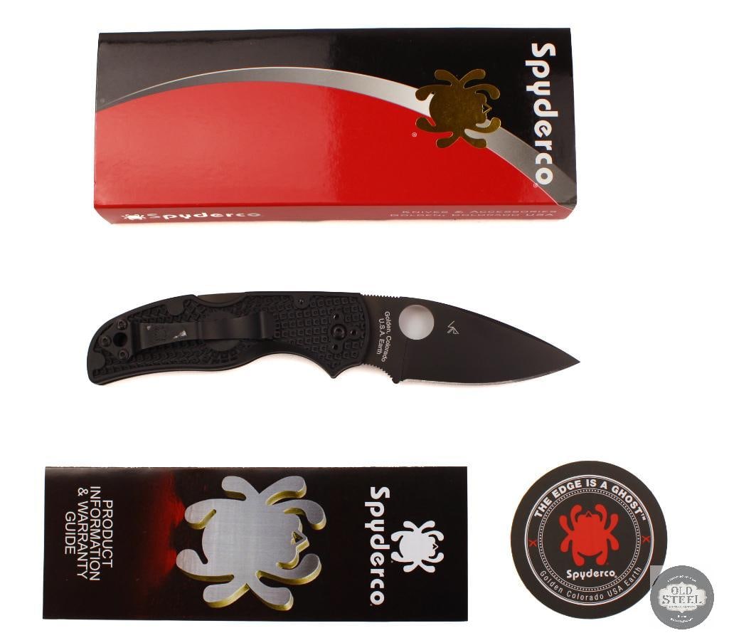 Spyderco Native 5 Folding Knife Black, 2.95 Blade: This Spyderco Native 5 folding knife features a 2.95-inch blade and the proven design that has made the Native series one of Spydercos most respected everyday carry platforms. Built for reliability,