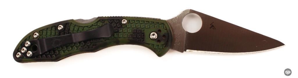 Spyderco Delica 4 Folding Knife Zome Camo, 2.88 Blade - 2