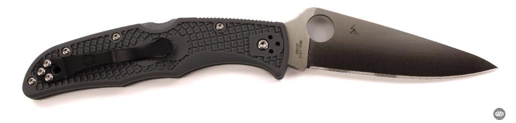 Spyderco Endura 4 Folding Knife Gray Handle, Satin Blade, 3.75 Blade - 2