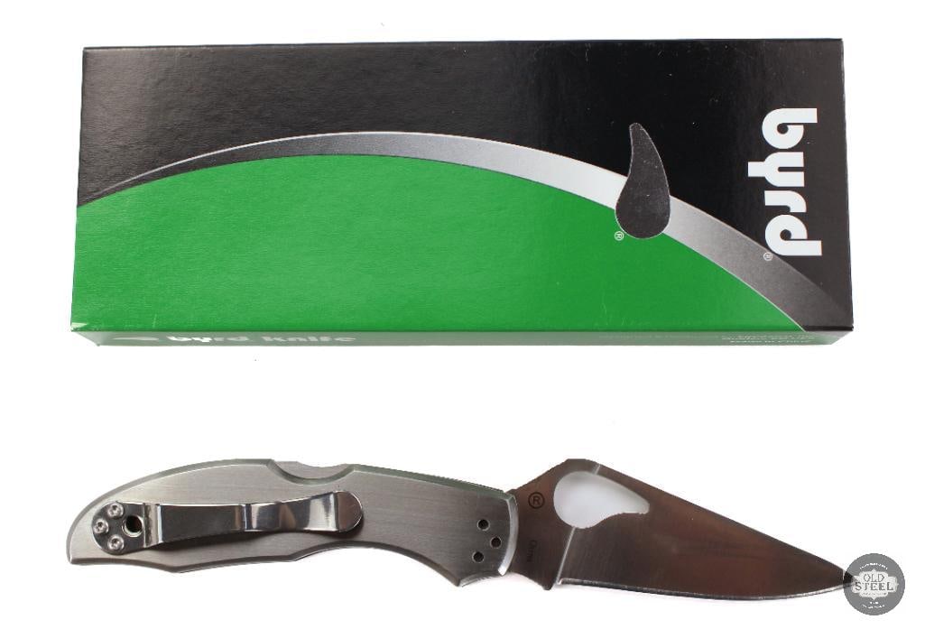 Byrd Meadowlark 2 Folding Knife Stainless Steel, 2.88 Blade: This Byrd Meadowlark 2 features a 2.88-inch stainless steel blade and an all-stainless steel handle design, offering a compact and durable everyday carry folding knife. Built for practical utility