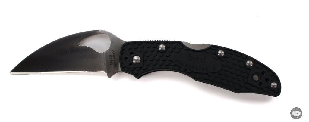 Byrd Meadowlark 2 Folding Knife Wharncliffe Blade, Satin Finish, Black Handle, 2.88 Blade - 3