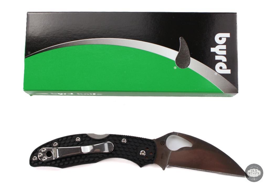 Byrd Meadowlark 2 Folding Knife Wharncliffe Blade, Satin Finish, Black Handle, 2.88 Blade: This Byrd Meadowlark 2 features a 2.88-inch satin-finished Wharncliffe blade paired with a black handle, offering a compact and highly practical everyday carry folding knife. The Wharncliffe blade