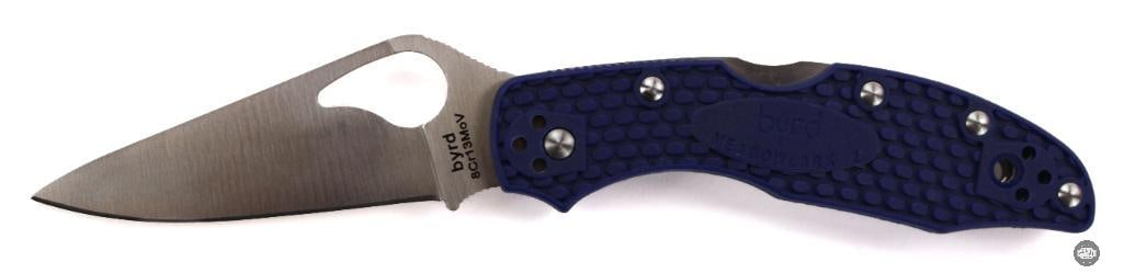 Byrd Meadowlark 2 Folding Knife Blue Handle, Satin Blade, 2.88 Blade - 3