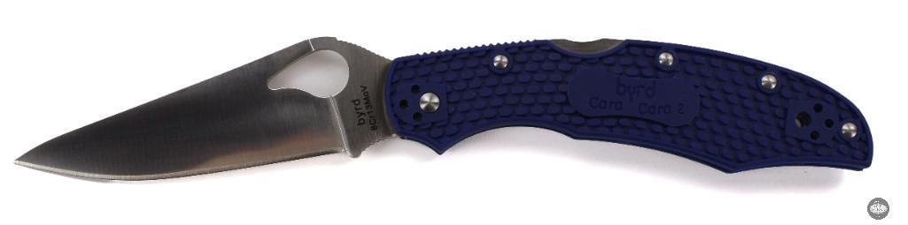 Byrd Cara Cara 2 Folding Knife Blue Handle, Satin Blade, 3.75 Blade - 3