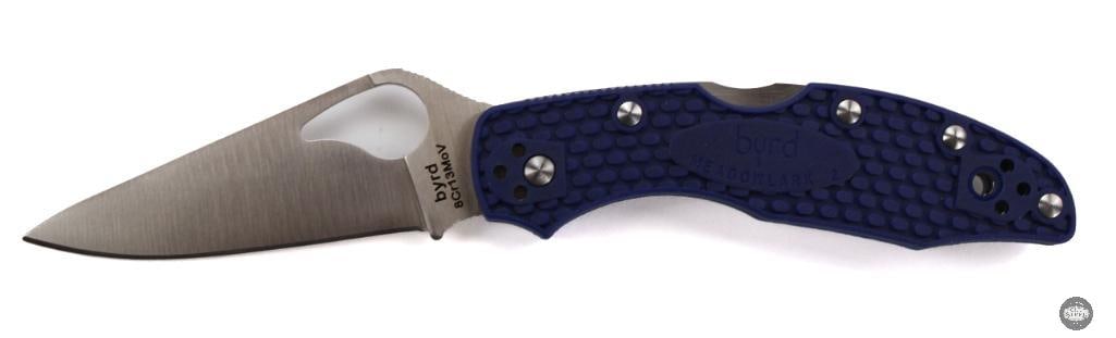 Byrd Meadowlark 2 Folding Knife Blue Handle, Satin Blade, 2.88 Blade - 3