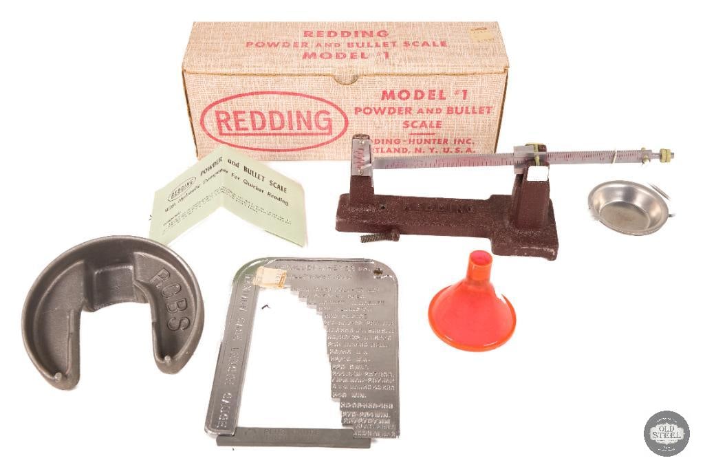 Redding Powder & Bullet Scale Precision Reloading Scale: This Redding powder and bullet scale is a precision measuring instrument designed for ammunition reloading and component sorting. Built to provide accurate weight measurements, it is ideal for weighin
