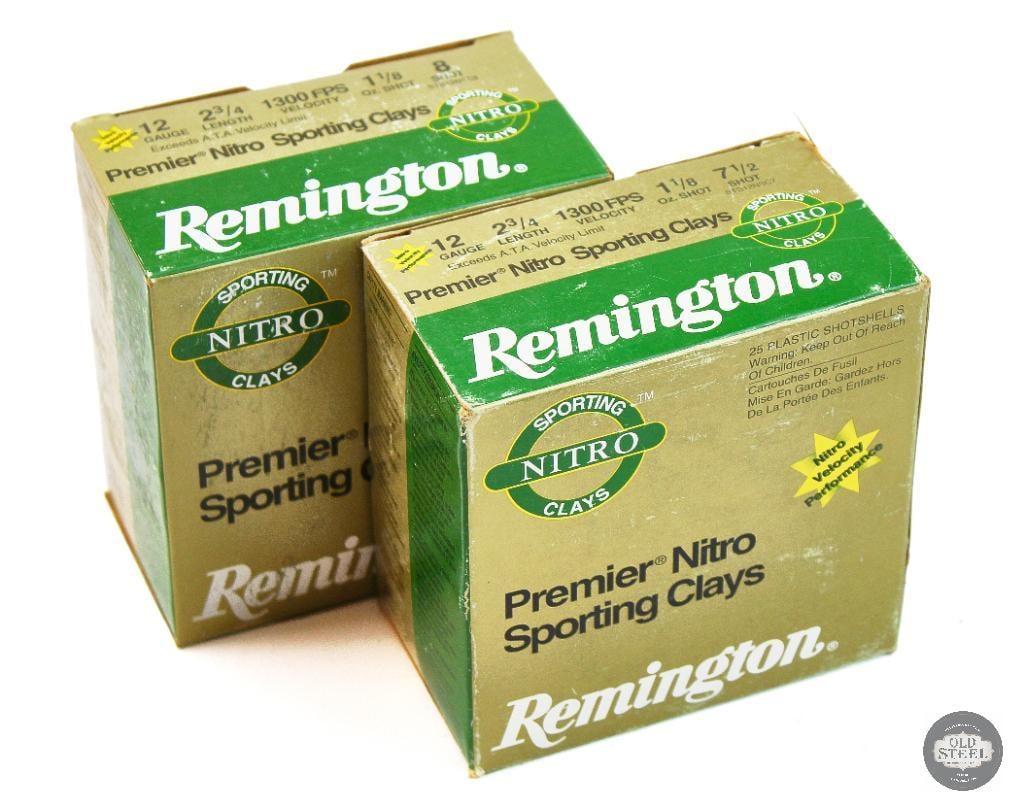 2 Boxes Remington Premier Nitro Sporting Clays 12ga 2-3/4in Shotgun Ammunition - 50rds (1 of 2)