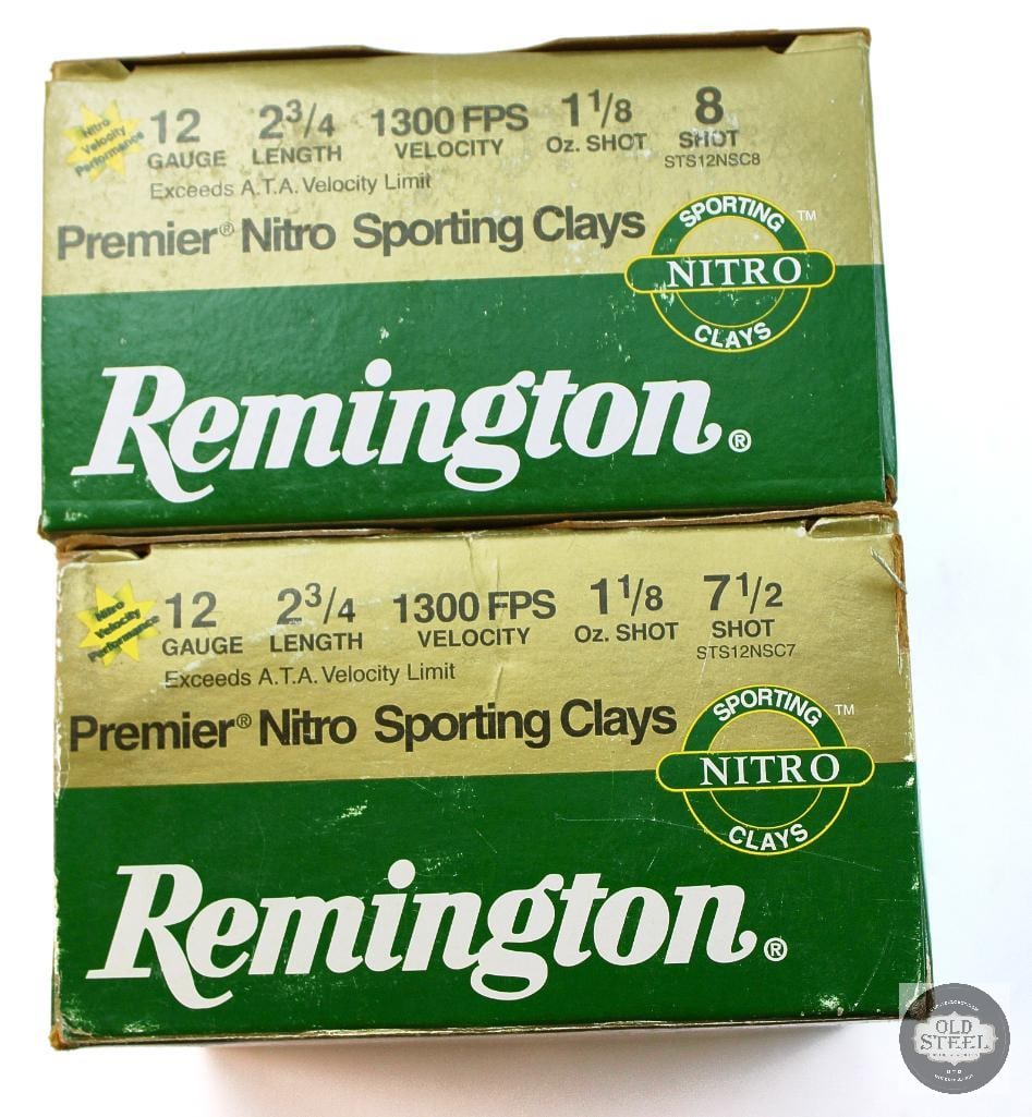 2 Boxes Remington Premier Nitro Sporting Clays 12ga 2-3/4in Shotgun Ammunition - 50rds - 2