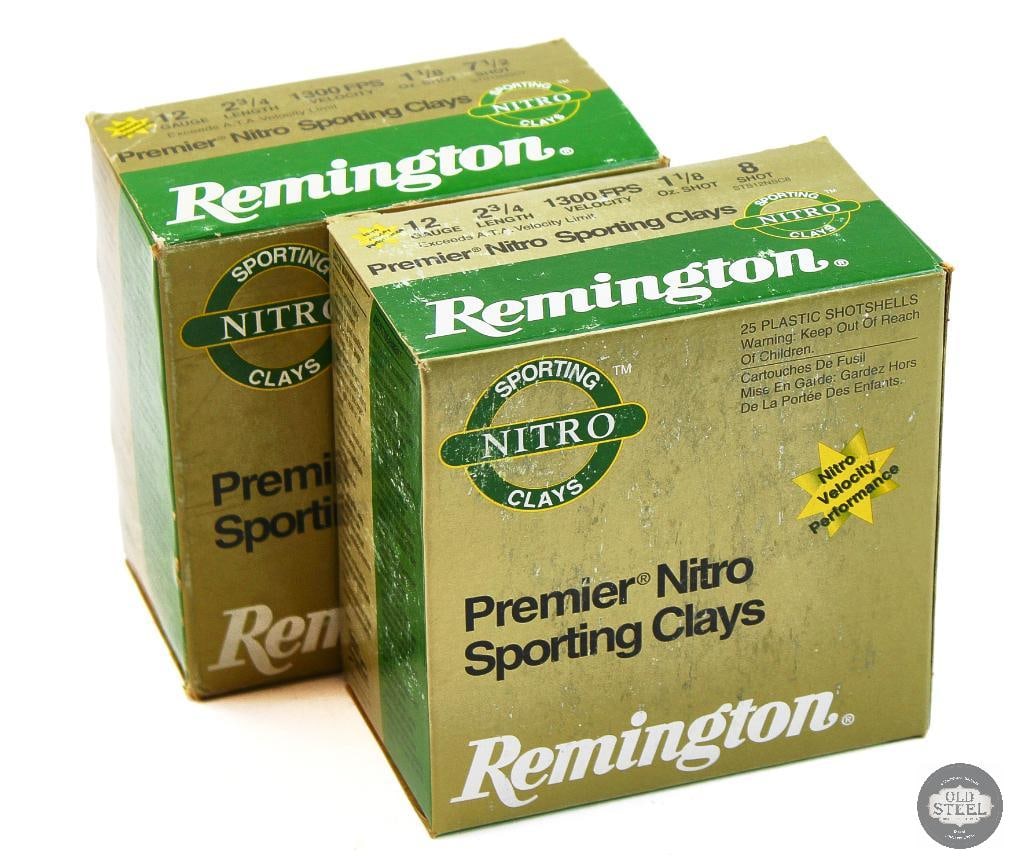 2 Boxes Remington Premier Nitro Sporting Clays 12ga 2-3/4in Shotgun Ammunition - 50rds (1 of 2)