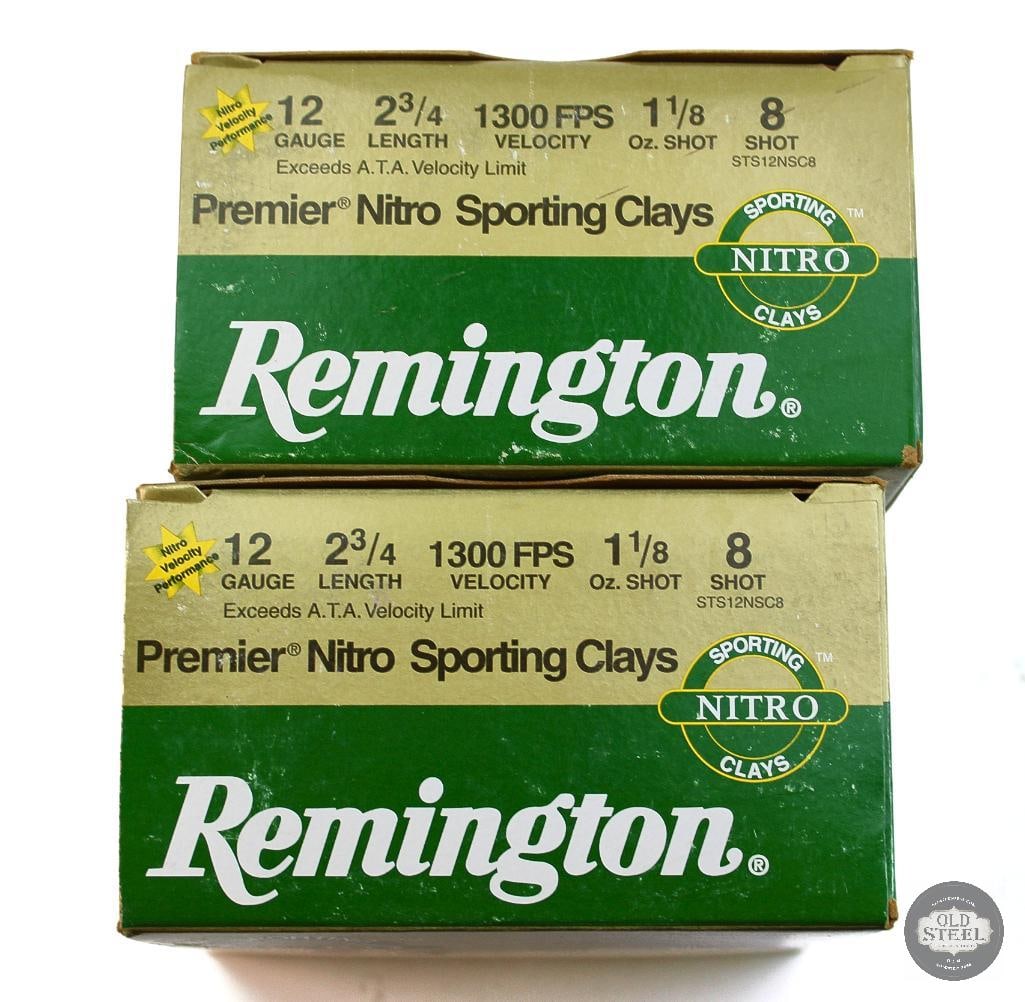 2 Boxes Remington Premier Nitro Sporting Clays 12ga 2-3/4in Shotgun Ammunition - 50rds - 2