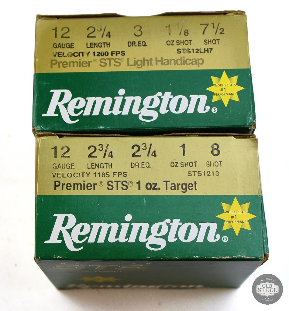 2 Boxes Remington Premier STS 12ga Ammunition - 50rds - 2