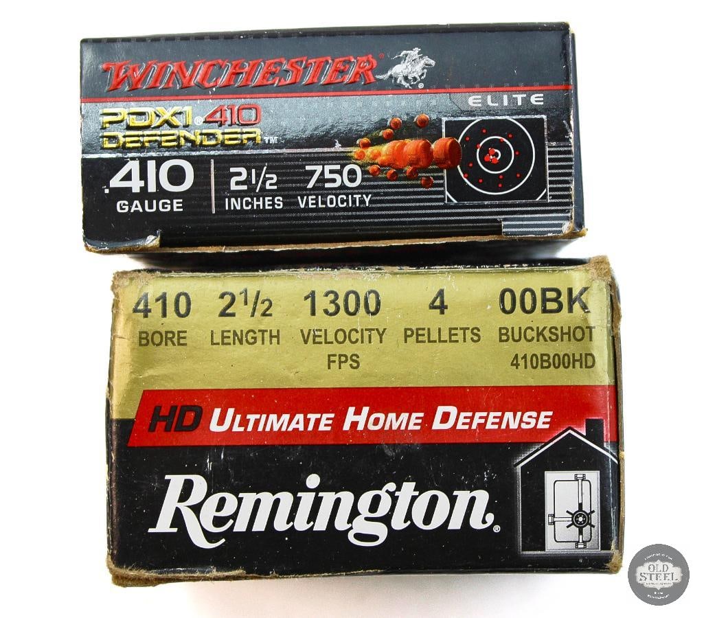 25rds Defensive 410ga Ammunition - Winchester and Remington - 2