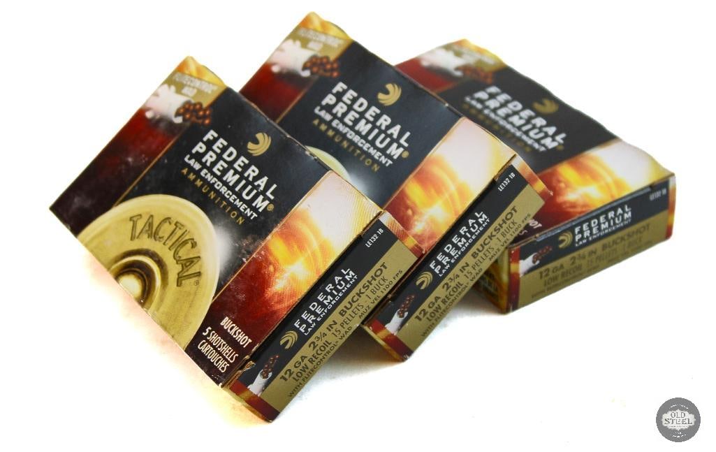 3 Boxes Federal 12ga Low Recoil 1 Buck Ammunition - 15rds: 3 Boxes Federal 12ga Low Recoil 1 Buck Ammunition - 15rds THIS ITEM IS AS PICTURED WITH NO FURTHER ATTACHMENTS. ALL SALES ARE FINAL. PLEASE REFER TO T