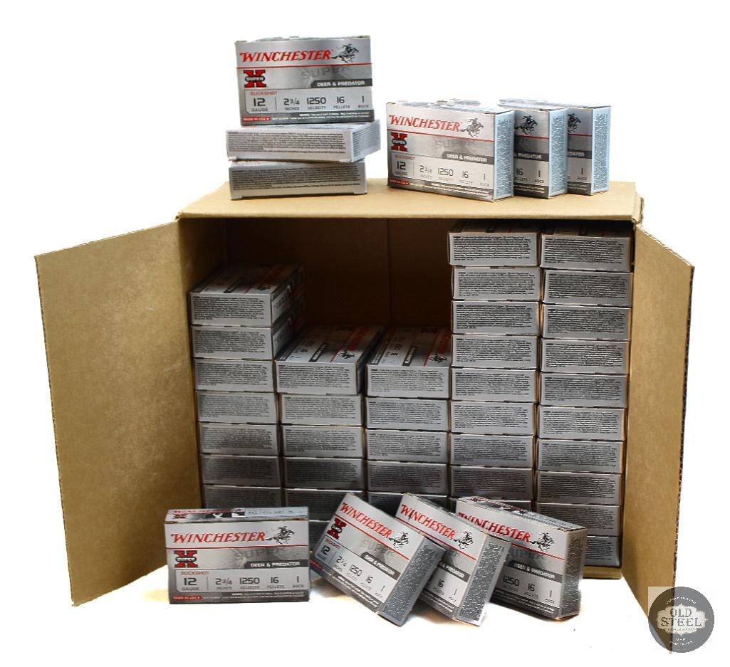 250rds Winchester 12ga Super-X 000 Buck Ammunition: 250rds Winchester 12ga Super-X 000 Buck Ammunition THIS ITEM IS AS PICTURED WITH NO FURTHER ATTACHMENTS. ALL SALES ARE FINAL. PLEASE REFER TO THE AUCT