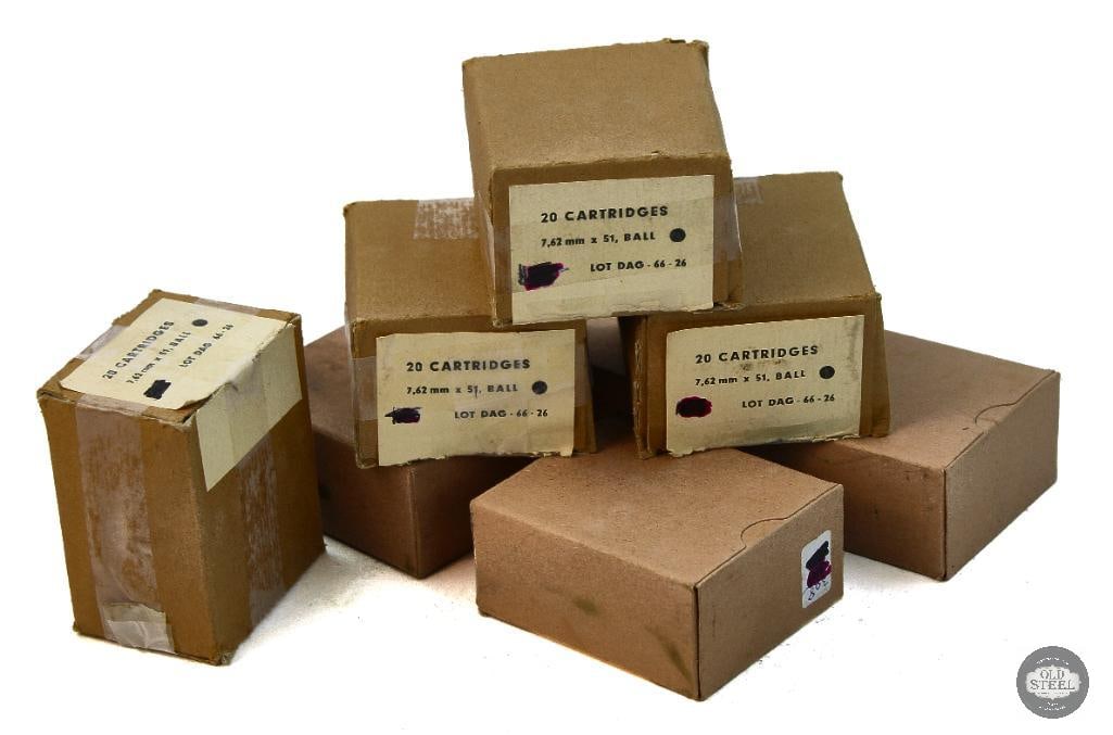 140rds 7.62x51 Ammunition: 140rds 7.62x51 Ammunition THIS ITEM IS AS PICTURED WITH NO FURTHER ATTACHMENTS. ALL SALES ARE FINAL. PLEASE REFER TO THE AUCTION DESCRIPTION, LOT #1&n